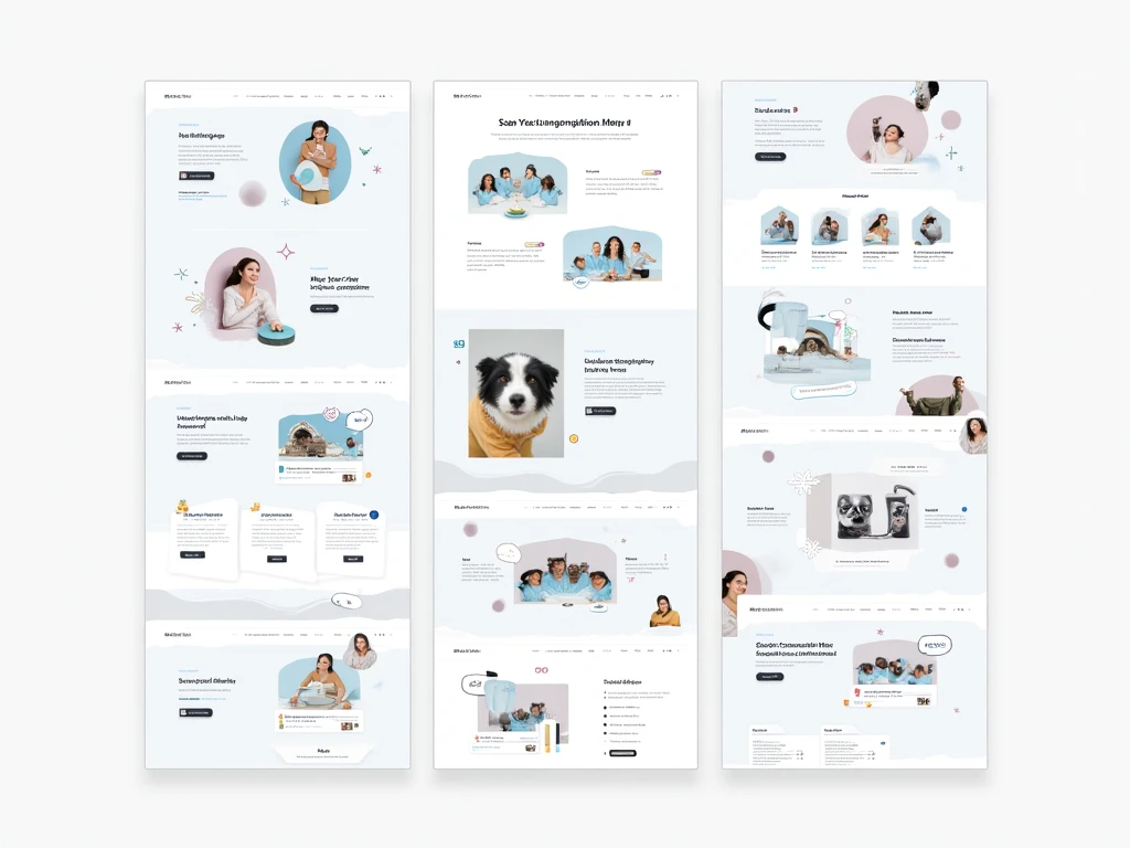 Custom web design mockups and wireframes