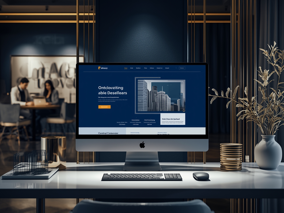 Custom web application development interface